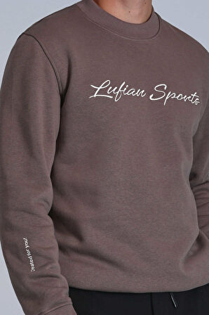 Lufian Erkek Loved Sweatshirt 112030137 Bakır