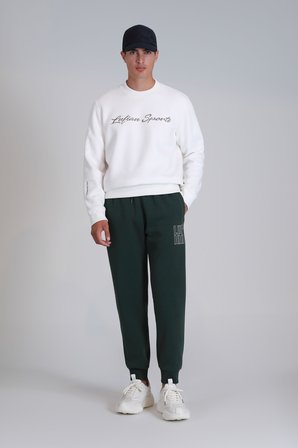 Loved Erkek Sweatshirt Kırık Beyaz