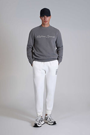 Lufian Erkek Loved Sweatshirt 112030137 Kum