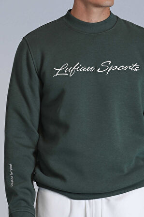 Lufian Erkek Loved Sweatshirt 112030137 Çimen Yeşili