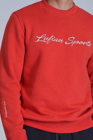 Loved Erkek Sweatshirt Açık Kırmızı