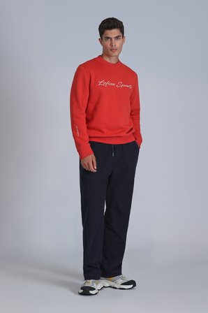 Loved Erkek Sweatshirt Açık Kırmızı