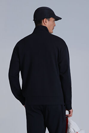 Lufian Erkek Howe Sweatshirt 112030142 Lacivert
