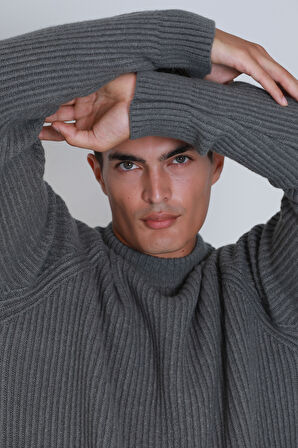 Terra Erkek Kazak Duman Yeşili