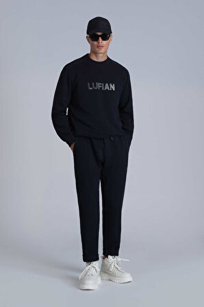 Lufian Erkek Luther Sweatshirt 112030145 Lacivert