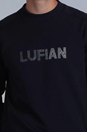 Lufian Erkek Luther Sweatshirt 112030145 Lacivert