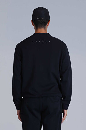 Lufian Erkek Luther Sweatshirt 112030145 Lacivert