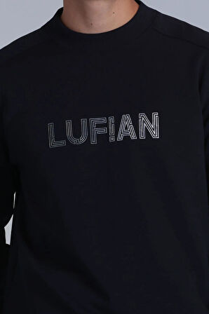 Lufian Luther Erkek Sweatshirt Lacivert