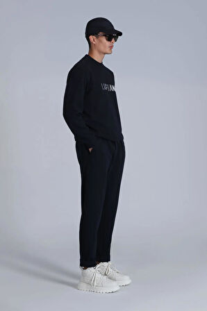 Lufian Luther Erkek Sweatshirt Lacivert