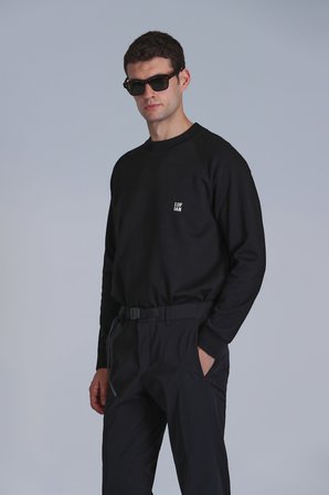 Grant Erkek Sweatshirt Siyah