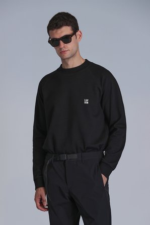 Grant Erkek Sweatshirt Siyah