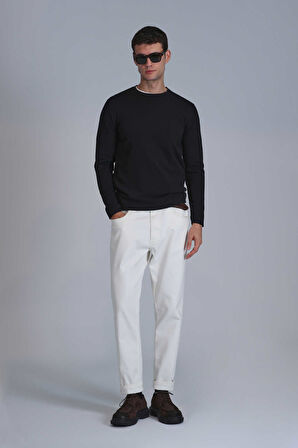 Lufian Erkek Stone Kazak 112090124 Siyah