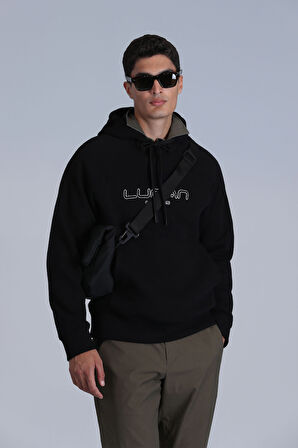 Lufian Erkek Brave Sweatshirt 112030152 Siyah