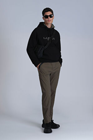 Lufian Erkek Brave Sweatshirt 112030152 Siyah
