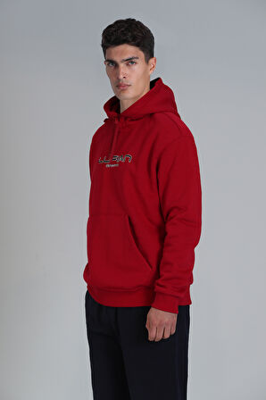 Lufian Erkek Brave Sweatshirt 112030152 Kırmızı