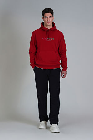 Lufian Erkek Brave Sweatshirt 112030152 Kırmızı