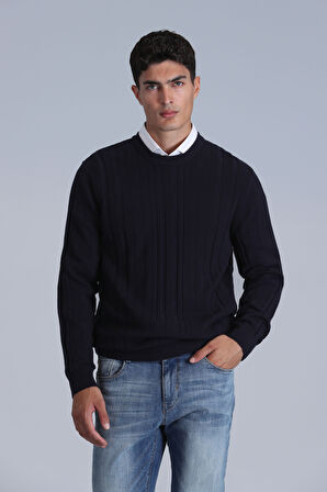 Lucky Erkek Kazak Lacivert