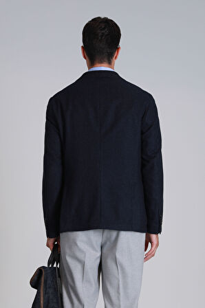 Lufian Erkek Dor Spor Slim Fit Blazer Ceket 112140204 Lacivert
