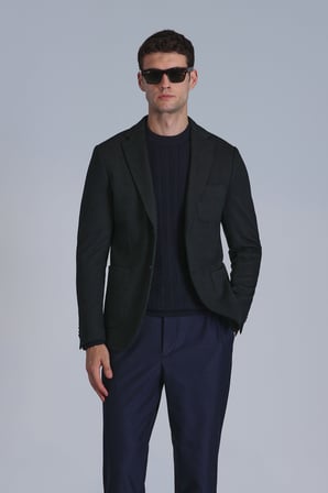 Tress Spor Erkek Blazer Ceket Slim Fit Yeşil