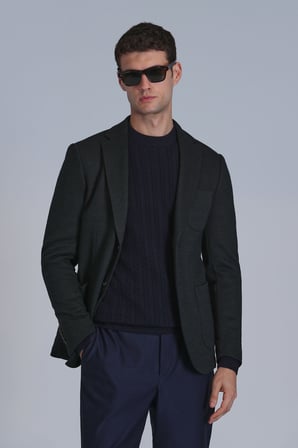 Tress Spor Erkek Blazer Ceket Slim Fit Yeşil