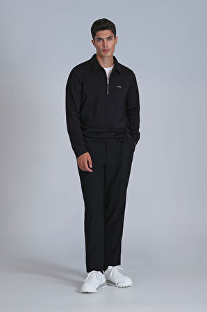 Lufian Erkek Tardu Sweatshirt 112030155 Siyah