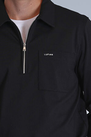 Lufian Erkek Tardu Sweatshirt 112030155 Siyah