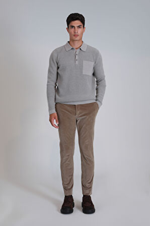 Onka Spor Erkek Chino Pantolon Slim Fit Bej