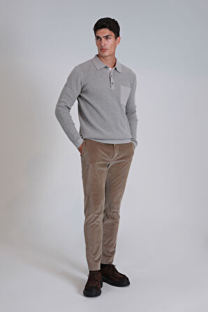 Onka Spor Erkek Chino Pantolon Slim Fit Bej