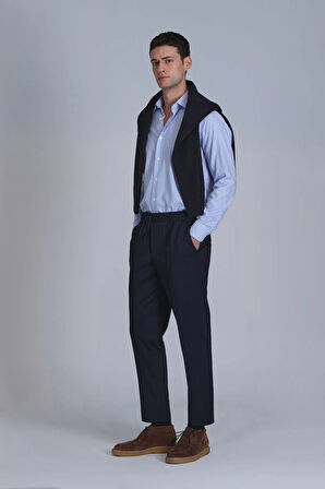 Lufian Antoni Spor Erkek Chino Pantolon Slim Fit Lacivert