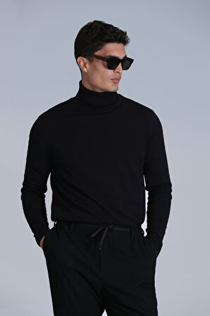 Soıl Erkek Kazak Siyah