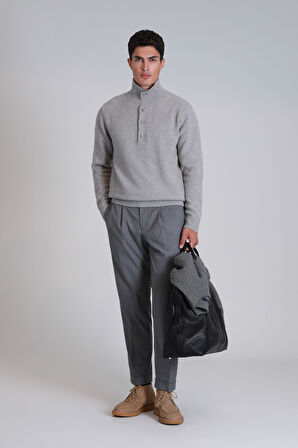 Lufian Erkek Bert Kazak 112090147 Açık Gri