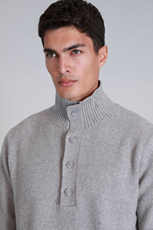 Lufian Erkek Bert Kazak 112090147 Açık Gri