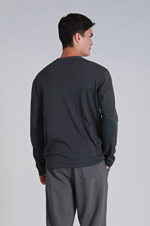 Lufian Erkek Patrıce Uzun Kol T-Shirt 112020041 Haki