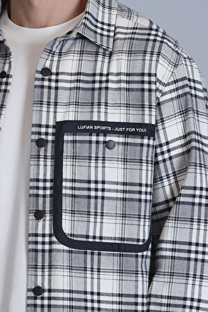 Hard Erkek Basic Gömlek Slim Fit Lacivert