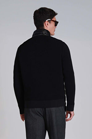 Erkek  Glenn Kaz Tüyü Mont - Siyah | 56