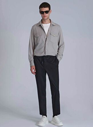 Lufian Slim Fit Gömlek Yaka Bej Erkek Gömlek CAMERON