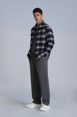 Fera Erkek Basic Gömlek Slim Fit Lacivert