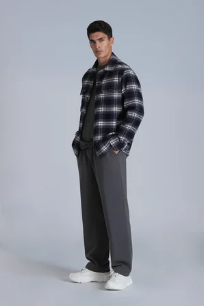 Fera Erkek Basic Gömlek Slim Fit Lacivert