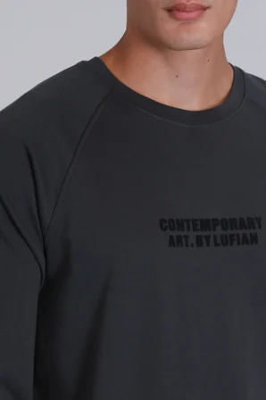 Holly Erkek Uzun Kol Tişört Haki