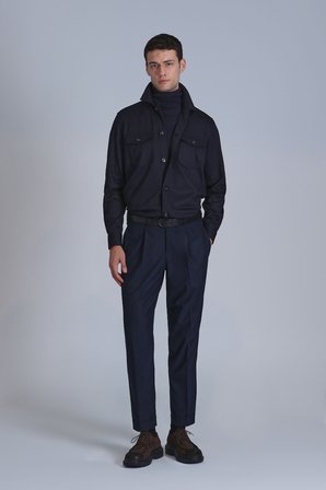 Cameron Erkek Basic Gömlek Slim Fit Lacivert