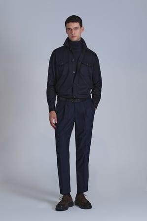 Cameron Erkek Basic Gömlek Slim Fit Lacivert