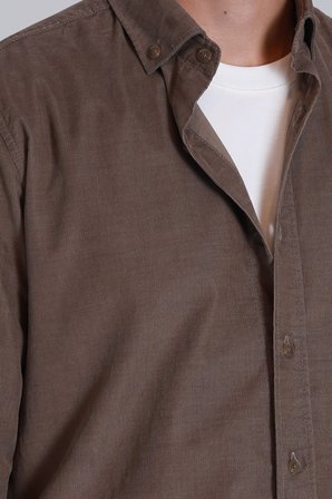 Water Erkek Basic Gömlek Slim Fit Kum