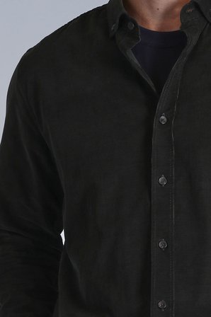 Water Erkek Basic Gömlek Slim Fit Yeşil