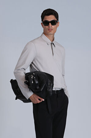 Lufian Erkek Evan Uzun Kol T-Shirt 112040034 Taş