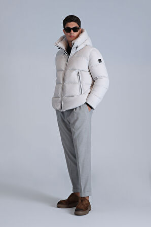 Lufian Erkek Tommy Kaz Tüyü Mont 112120230 Taş