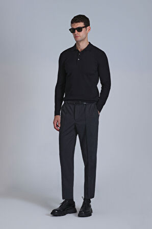 Antoni Spor Erkek Chino Pantolon Slim Fit Antrasit