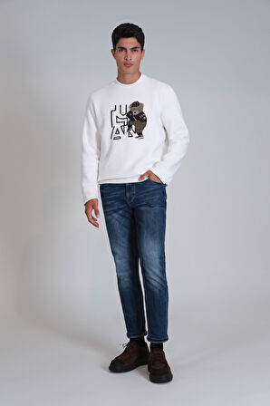 Bert Smart Jean Erkek Pantolon Slim Fit Mavi
