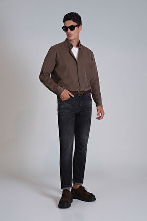 Owen Smart Jean Erkek Pantolon Slim Fit Grey