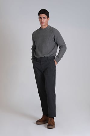 Gabrıel Spor Erkek Chino Pantolon Straight Fit Koyu Yeşil