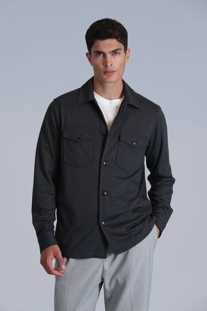 Cameron Erkek Basic Gömlek Slim Fit Haki